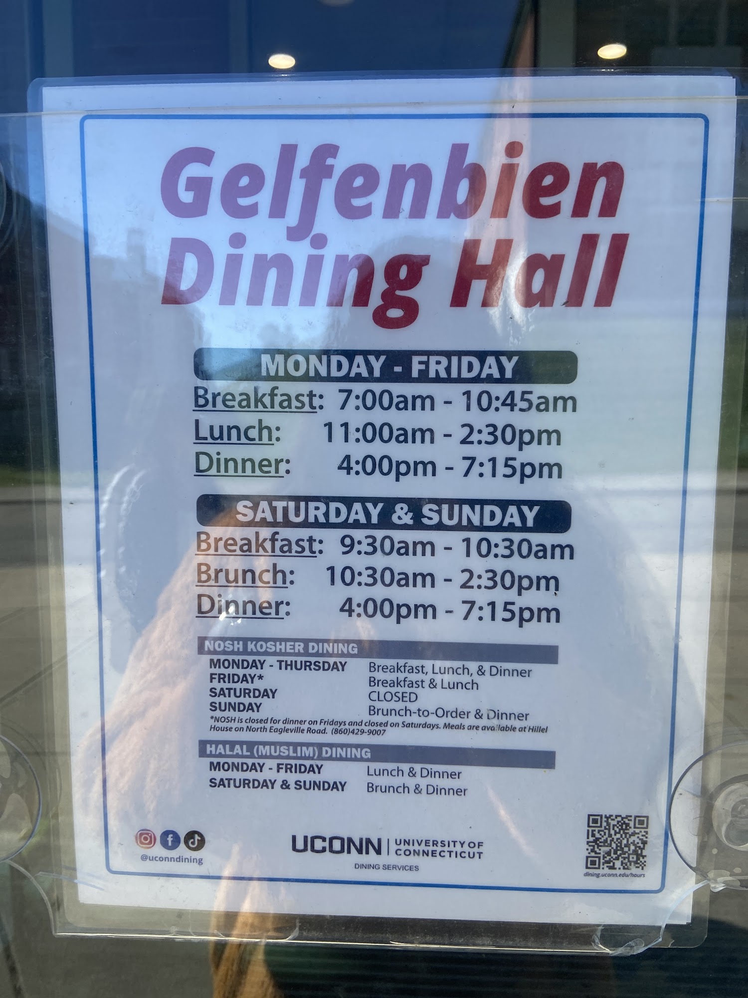 Roger A. Gelfenbien Towers Dining Hall Menu