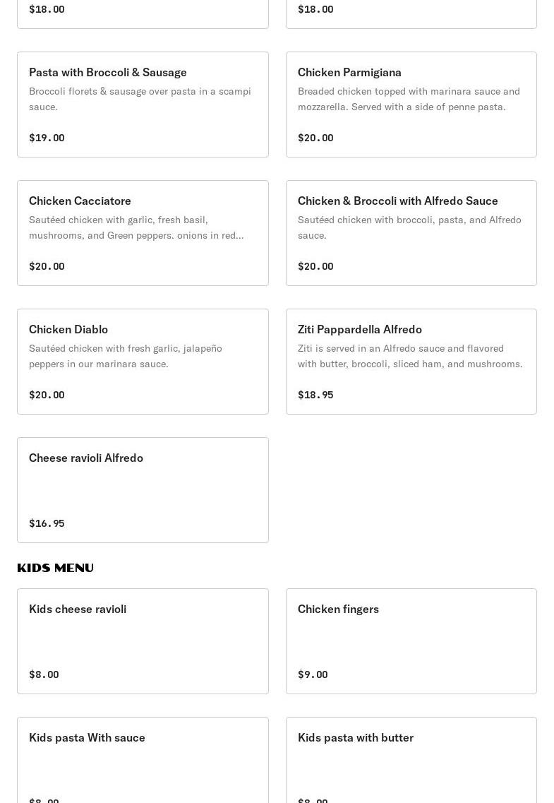 Pizza express Menu