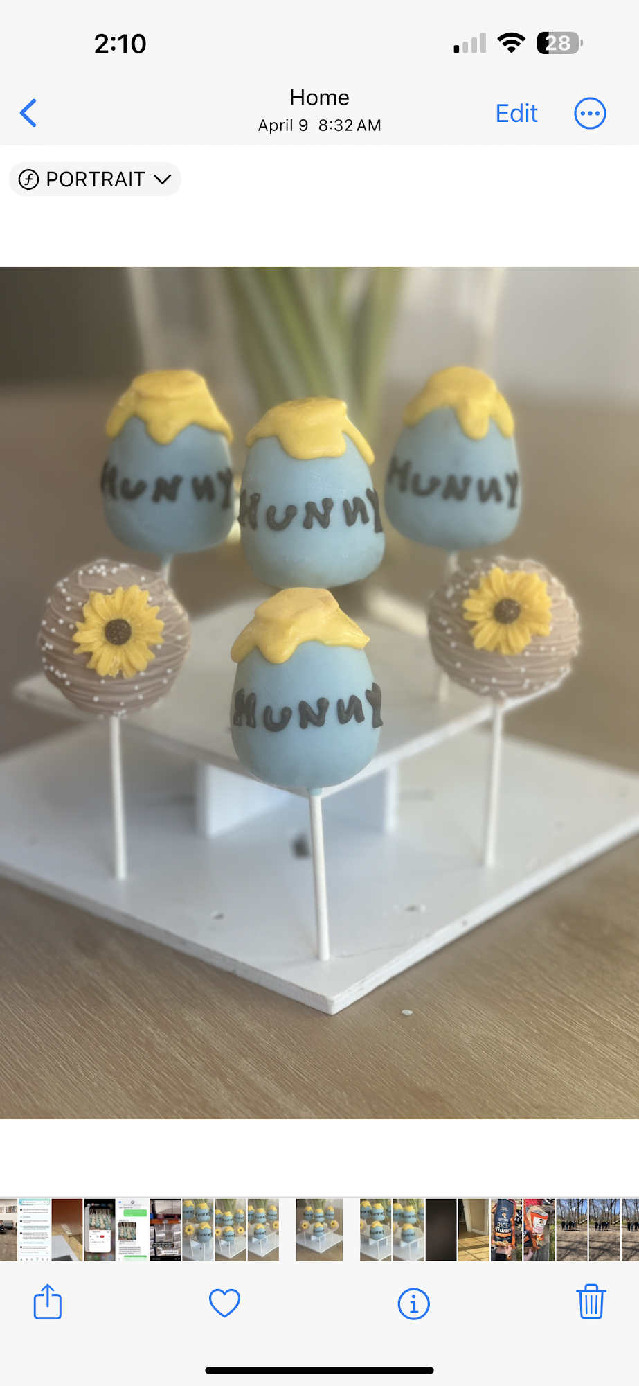 Lizzy's LolliCakes Menu