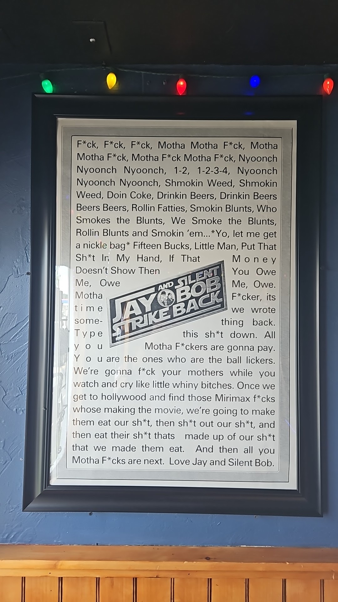 Legends Tavern Menu