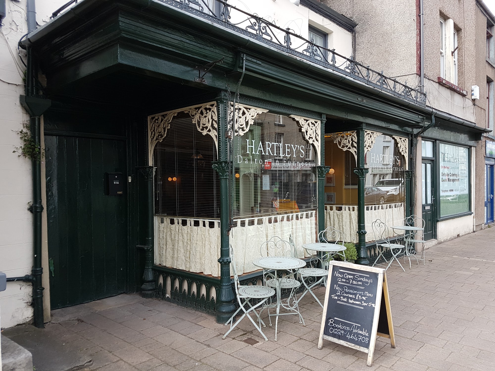 Hartley's Restaurant 51 Market St, Dalton-in-Furness