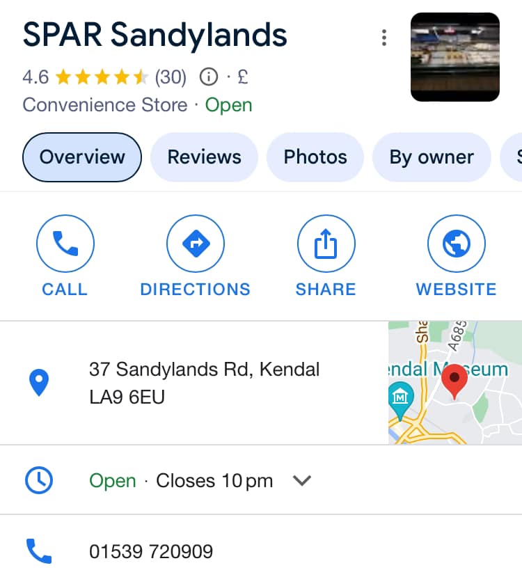 SPAR Sandylands