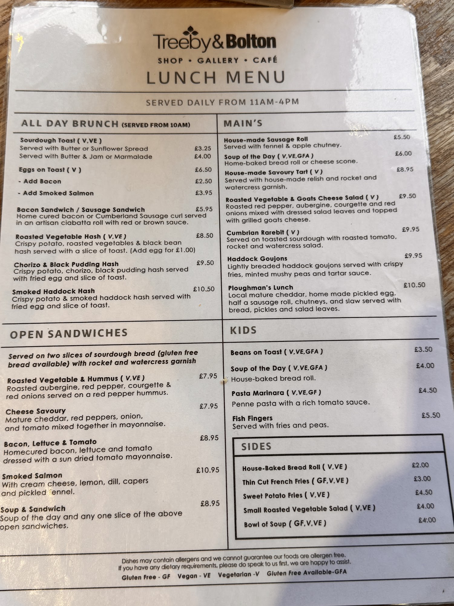 Treeby & Bolton Café