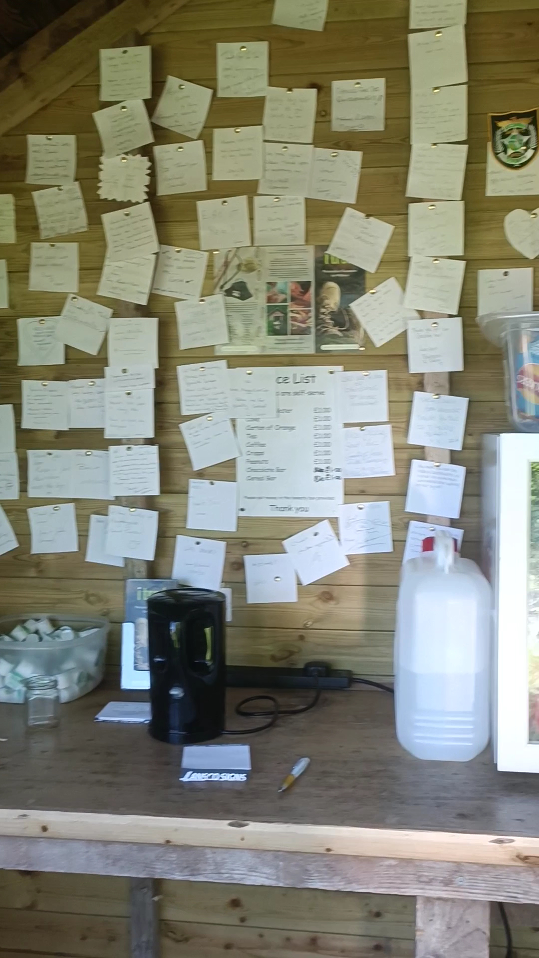 Hayton Barn Snack Hut Menu