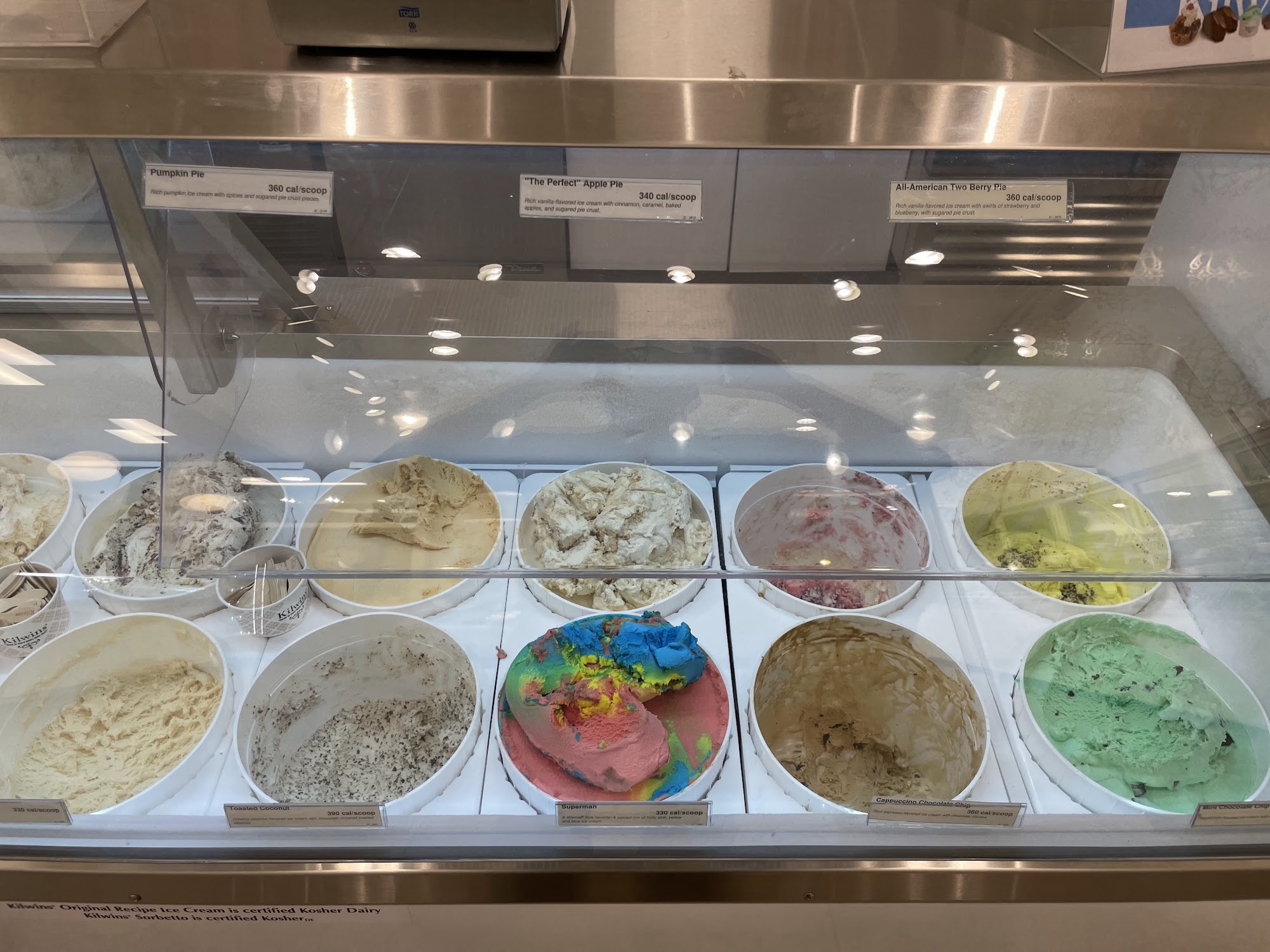 Kilwins Chocolate & Ice Cream Menu