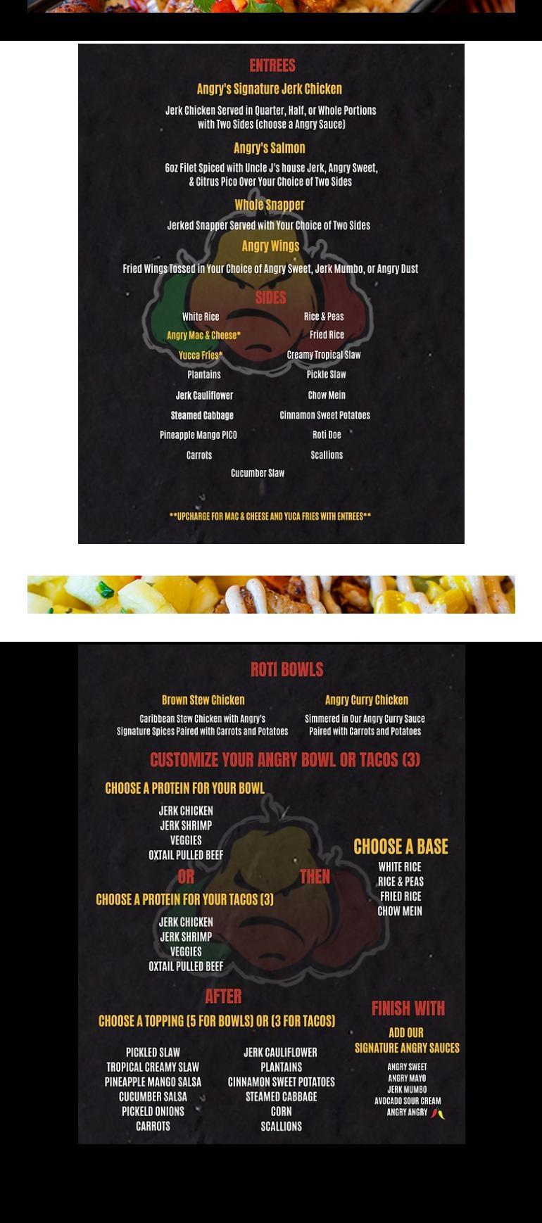 The Angry Jerk - Dupont Circle Menu