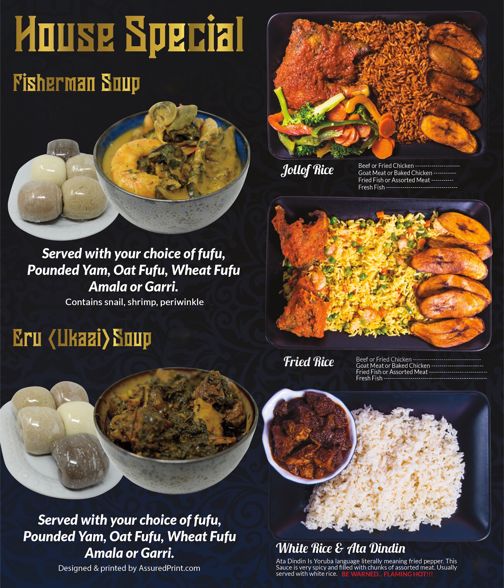 Jolloff Etcetera Menu
