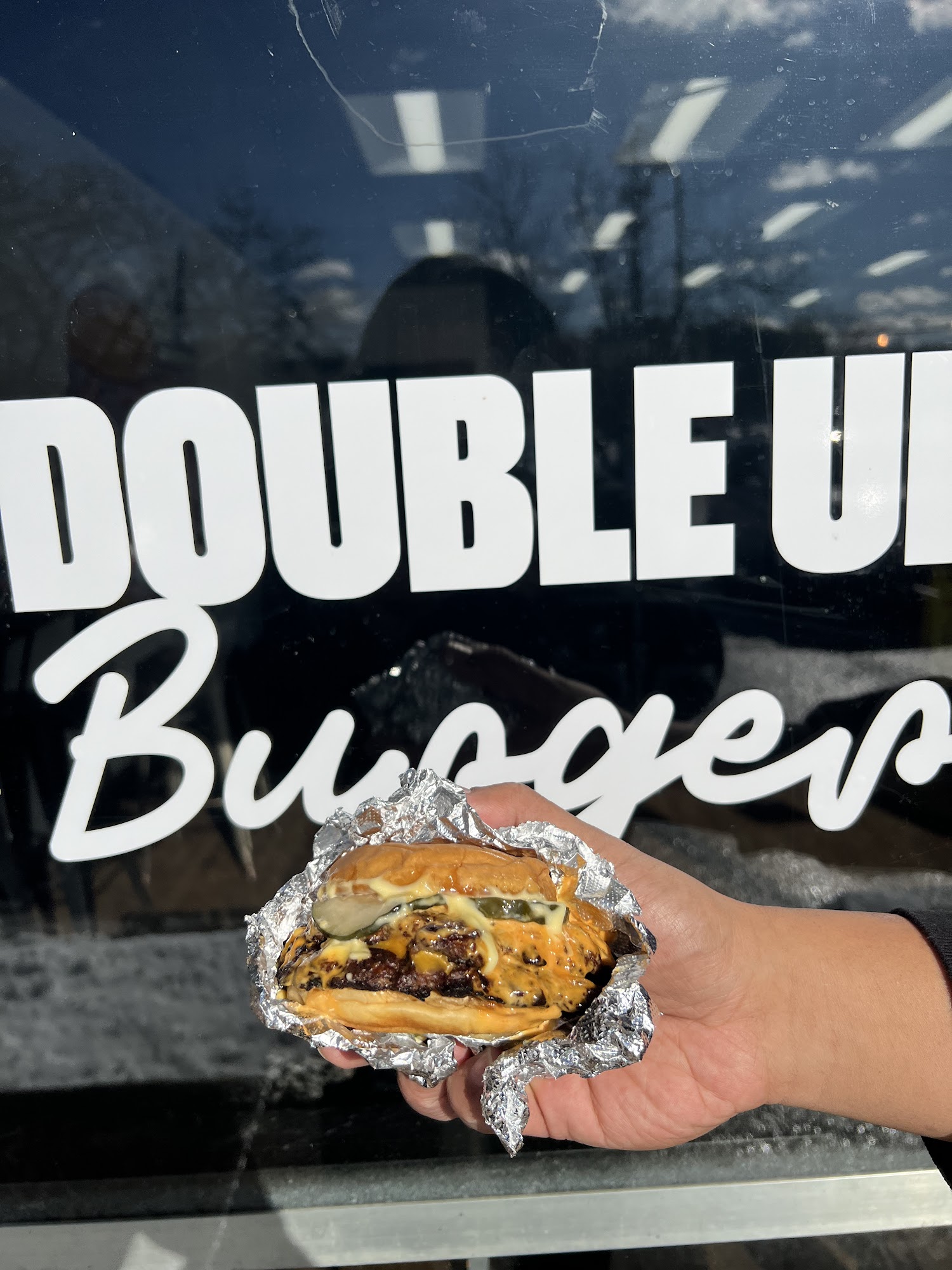 Double Up Burger Menu