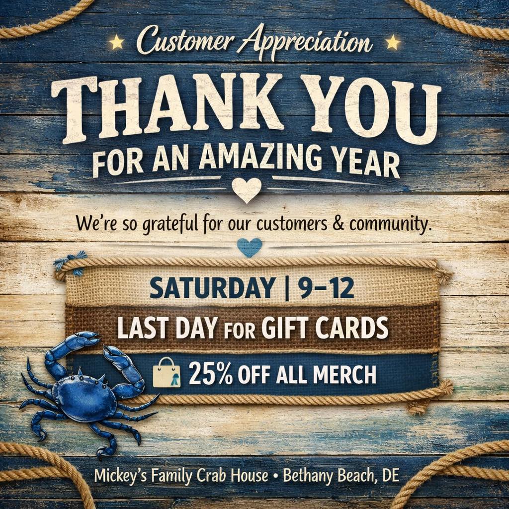 Mickey's Family Crab House Bethany Beach