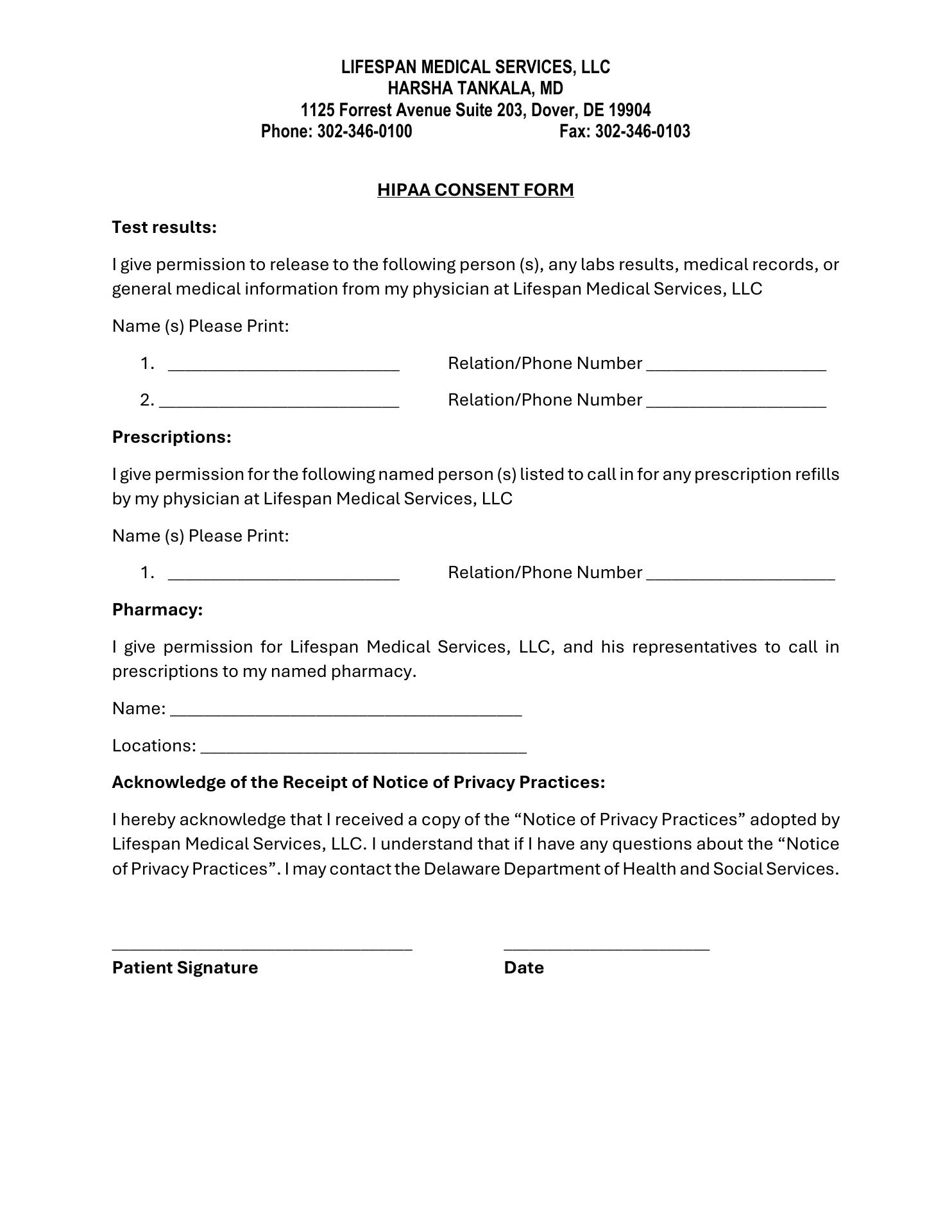 Lifespan Medical Services