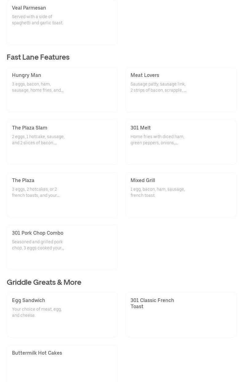 American Eatery Menu