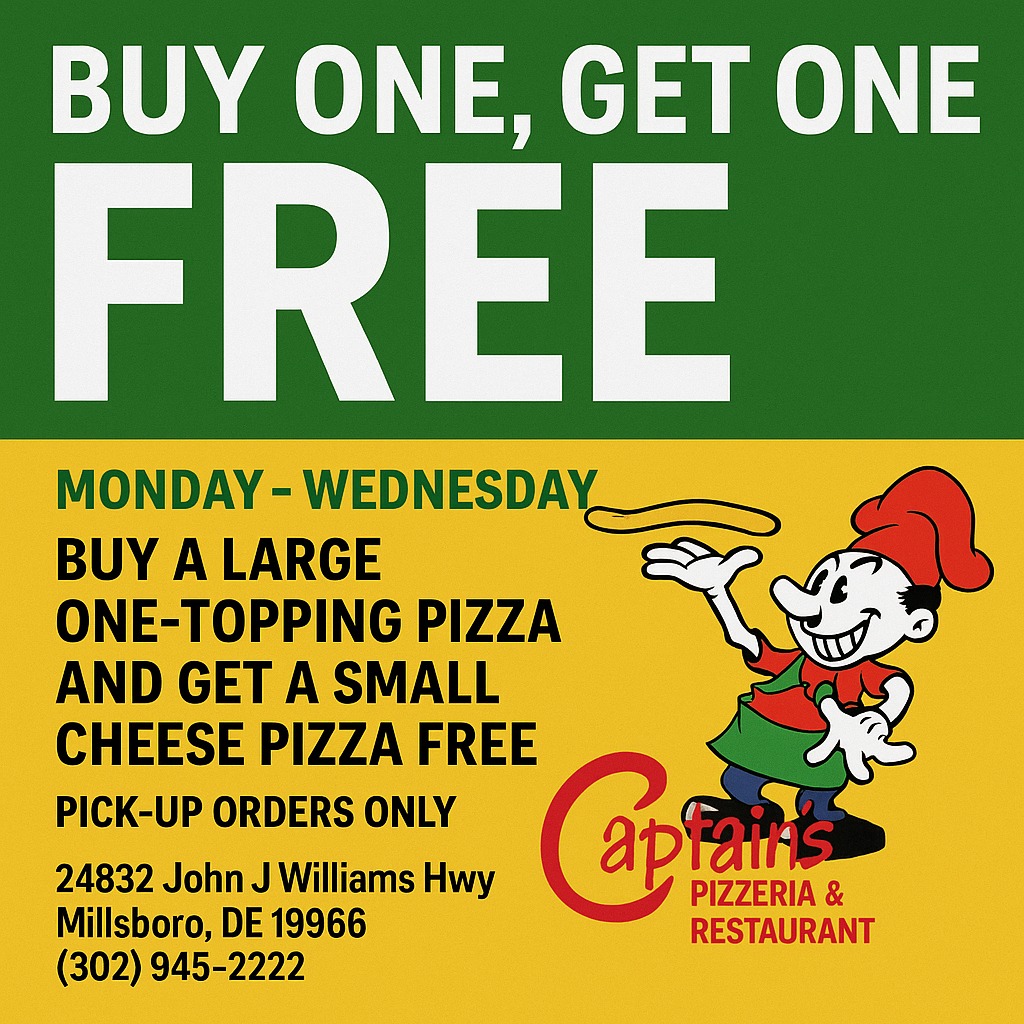 Captains Pizza & Restaurant Millsboro