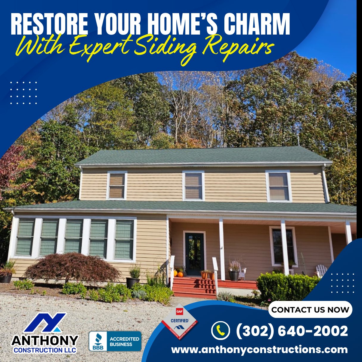 Anthony Construction Roofing & Siding