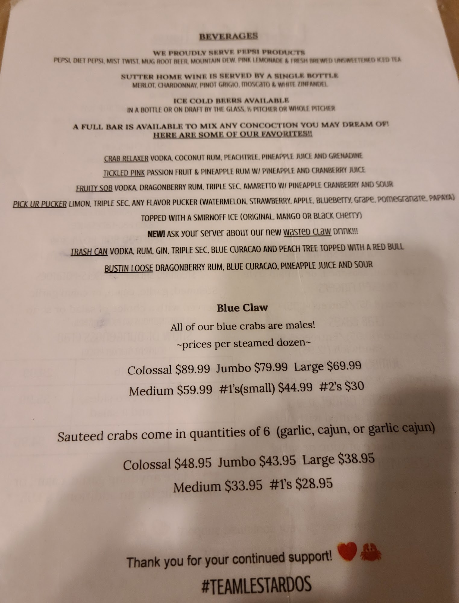 Lestardo's Crab House New Castle