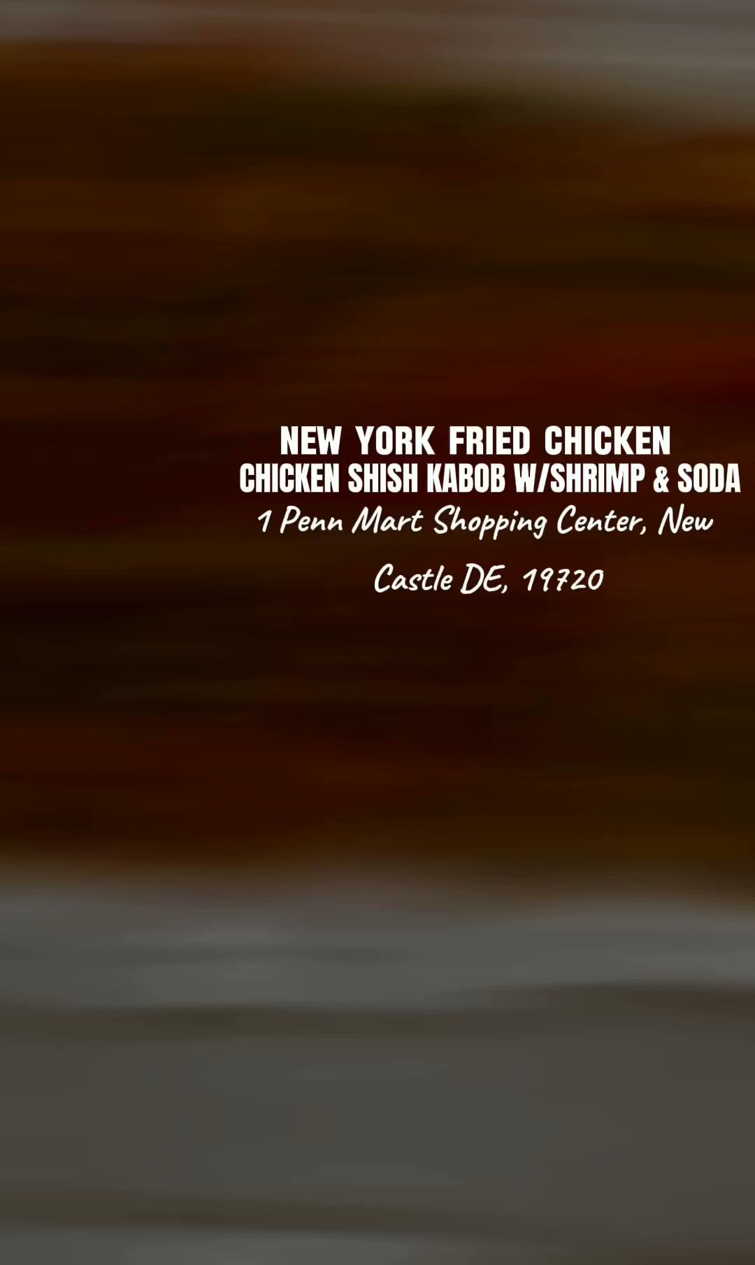 New York Fried Chicken & Grill Menu