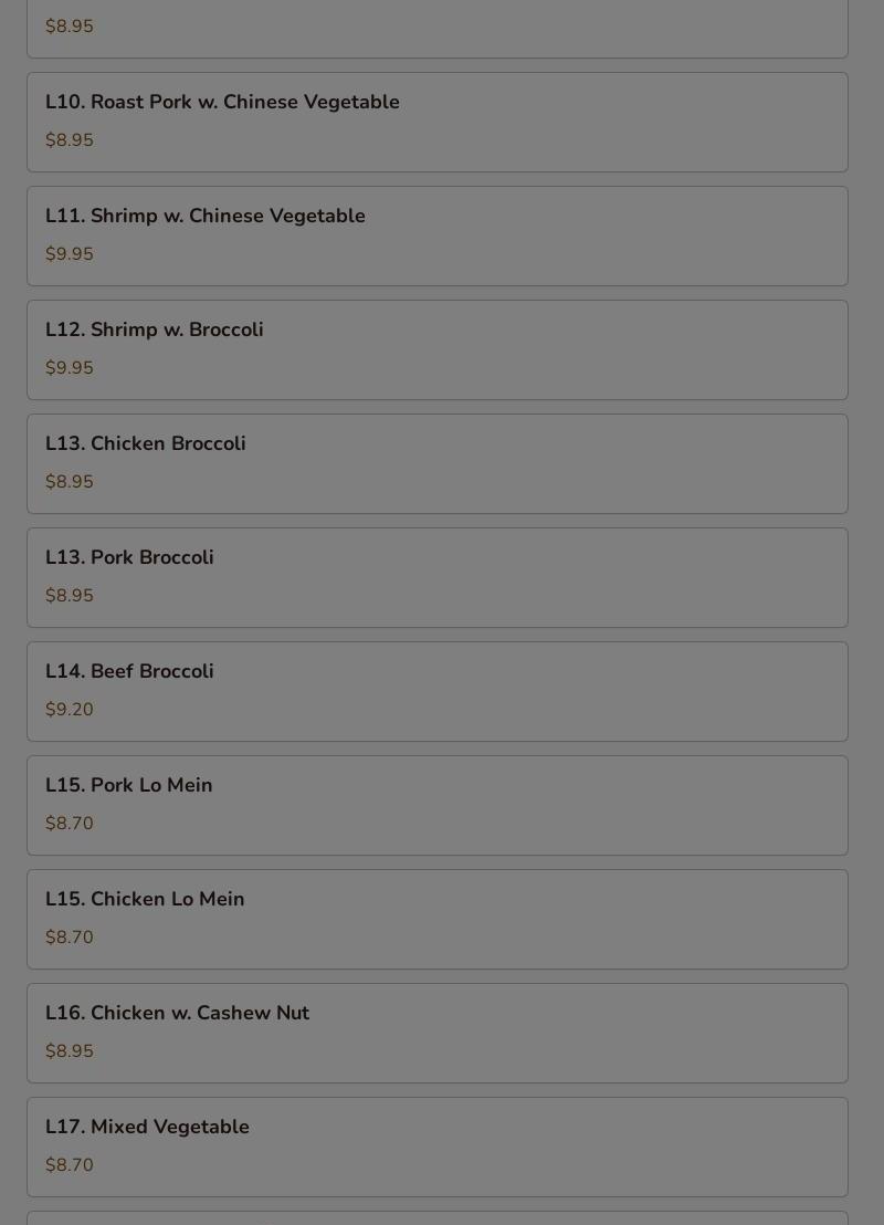 New Number One - Newark Menu