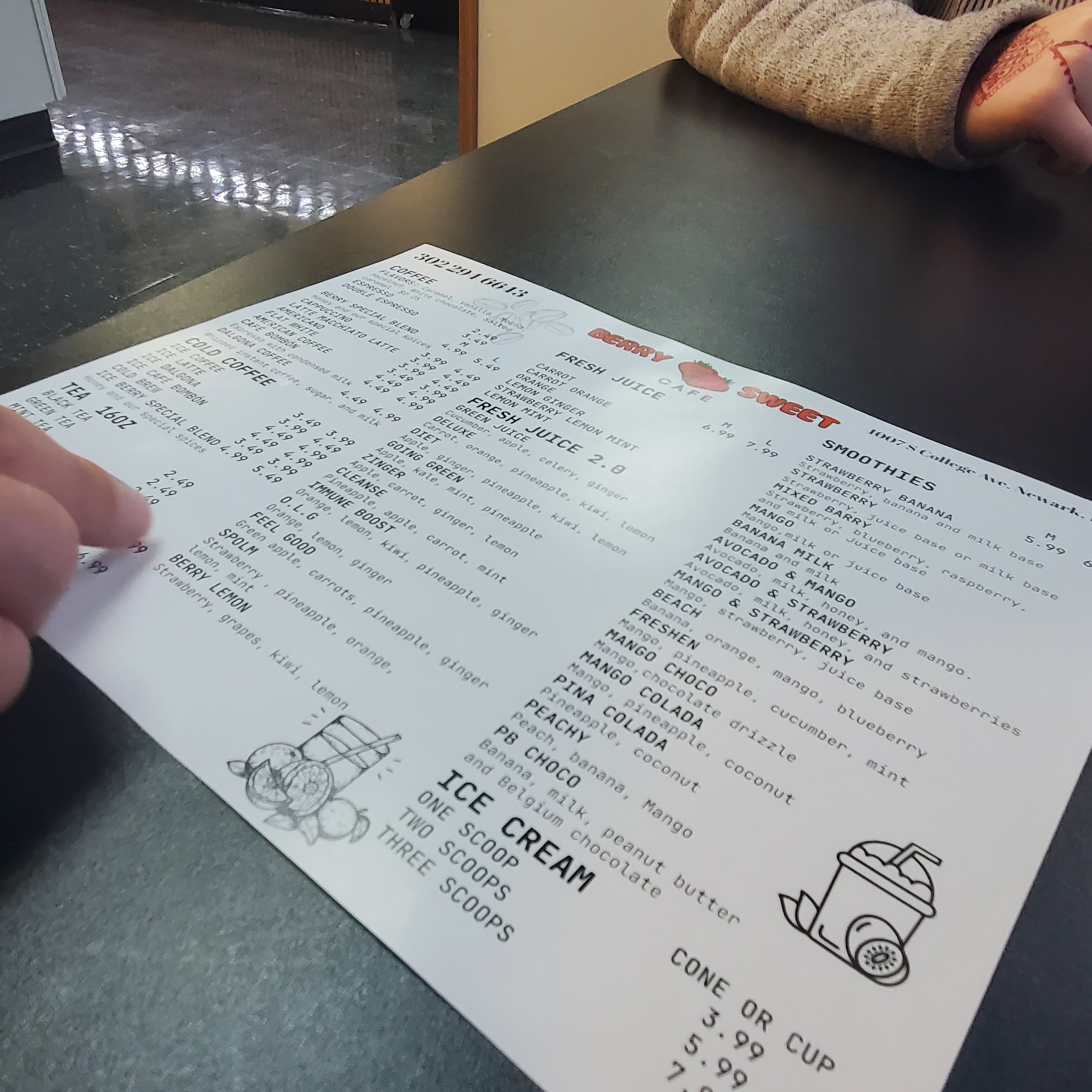 Berrysweet cafe Newark