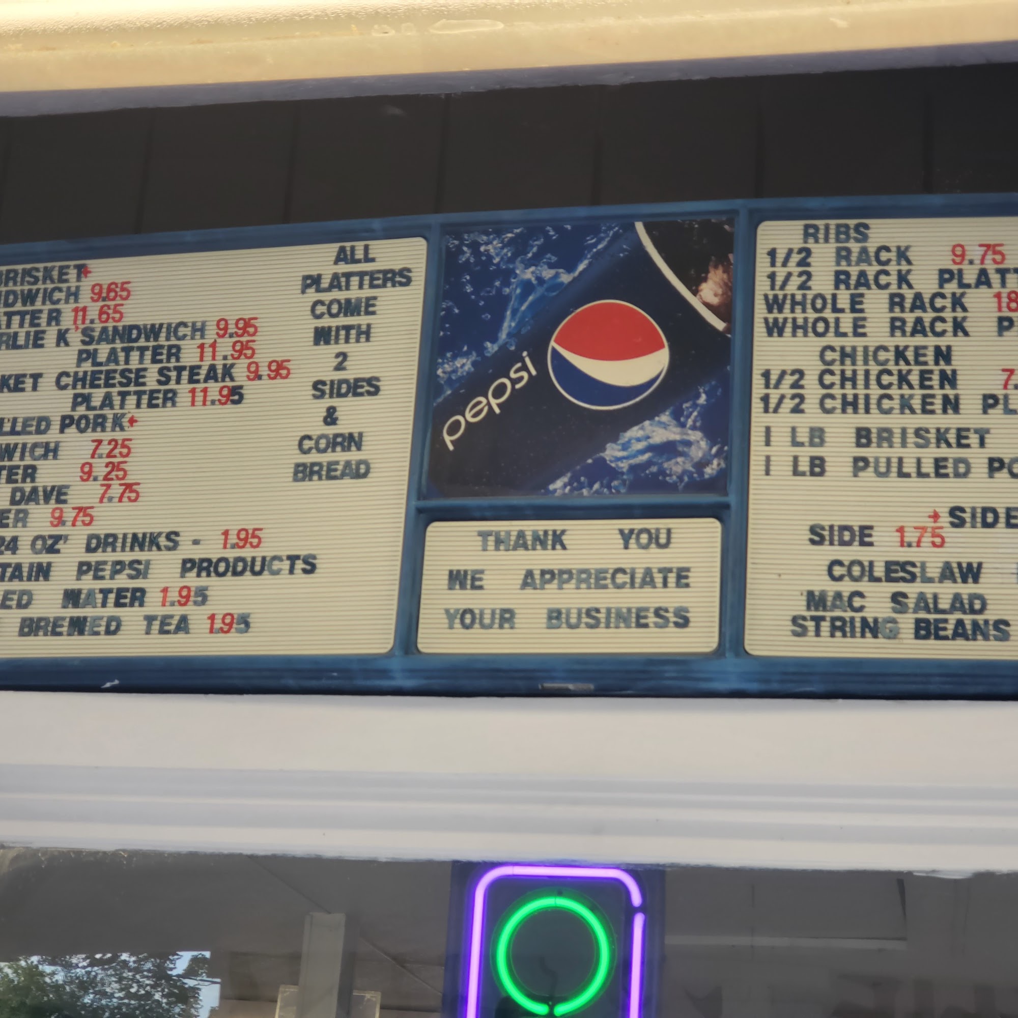 Charlie K's BBQ Ocean View