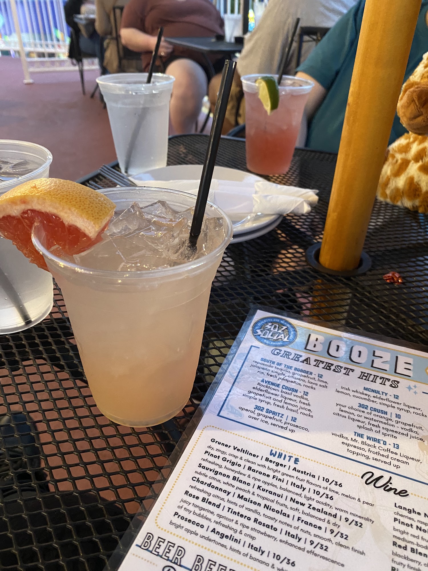 302 Social Eatery and Barroom Menu