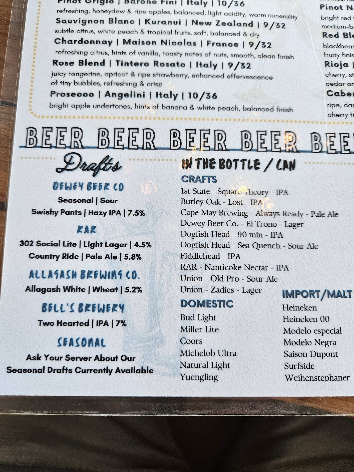 302 Social Eatery and Barroom Menu