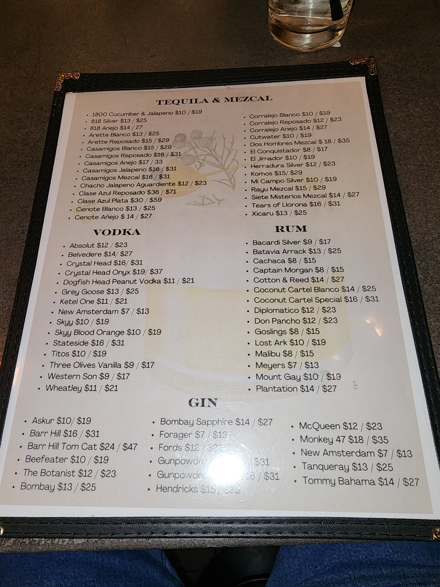 The Local Bootlegging Co. (Formerly 302 The Local) Menu