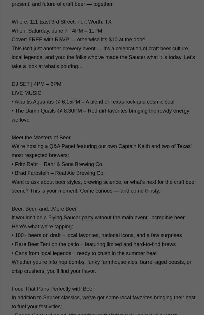 Bellefonte Brewing Company Menu