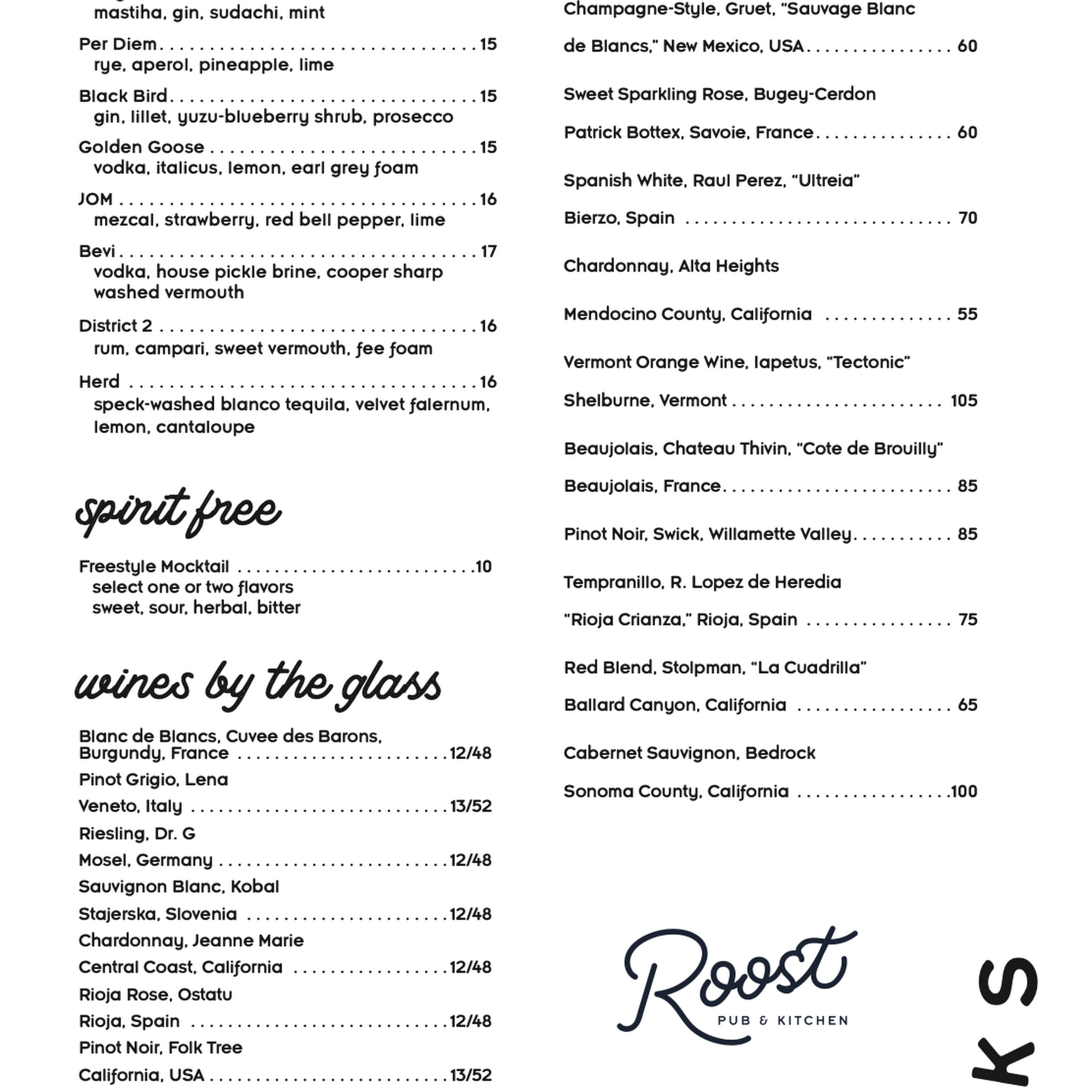 Roost Pub & Kitchen