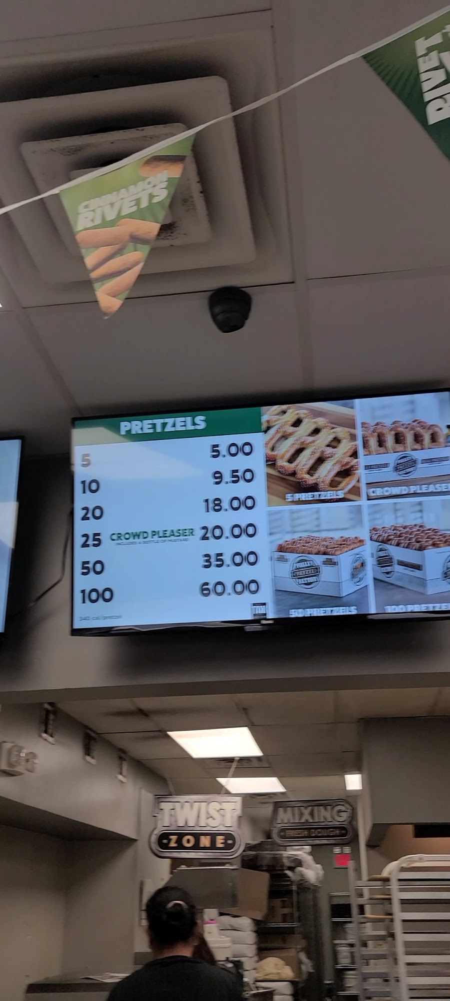 Philly Pretzel Factory Menu