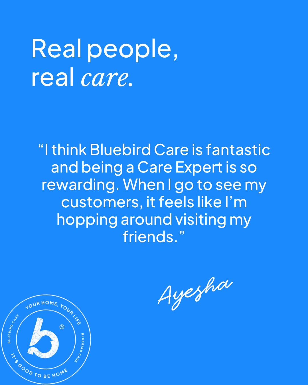 Bluebird Care Chesterfield and NE Derbyshire