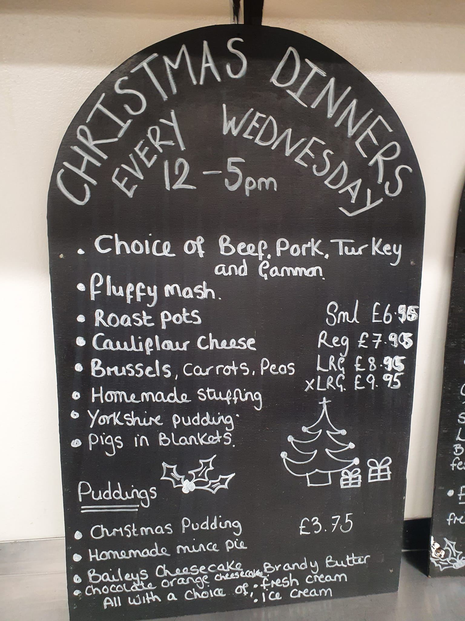 Clare's Cafe Menu