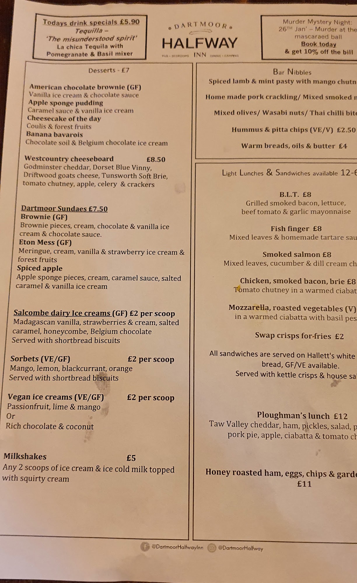 Dartmoor Halfway Inn