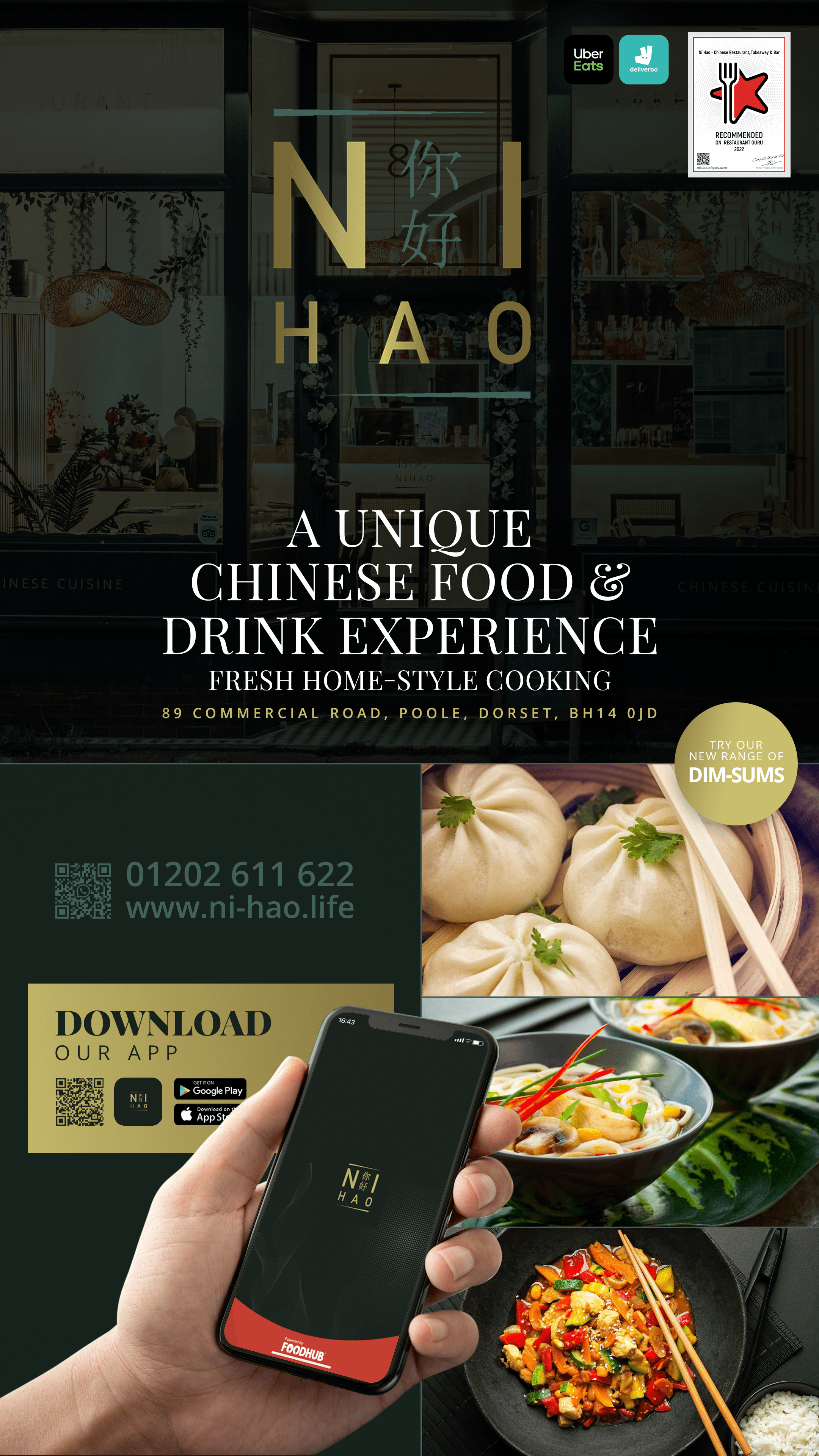 Ni Hao - Chinese Restaurant, Takeaway & Bar 89 Commercial Rd, Poole