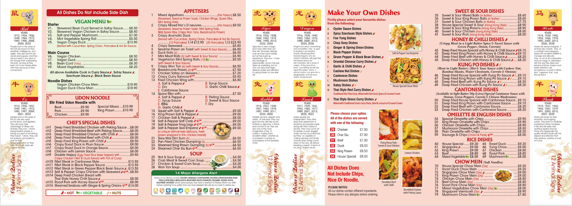 Woks Bar And Restaurant Menu
