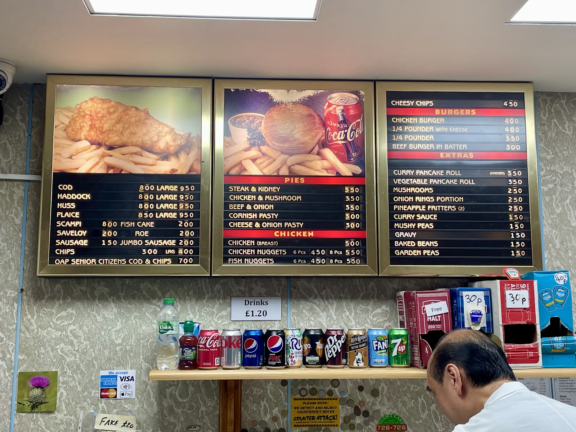 Bamboo Garden Fish & Chips Menu