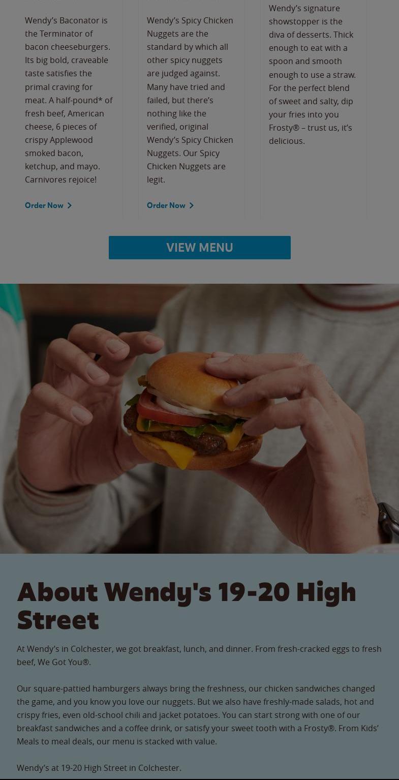 Wendy's 19-20 High St, Colchester