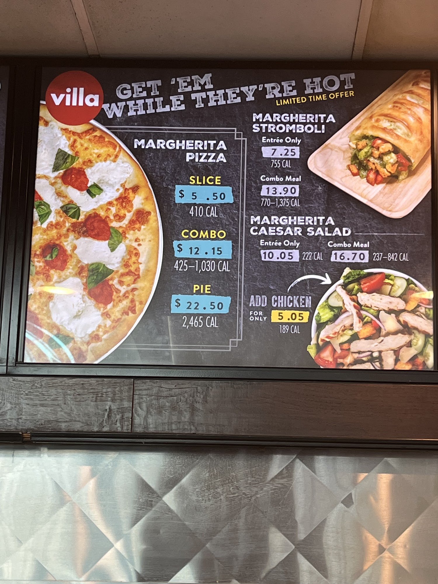 Villa Italian Kitchen Menu