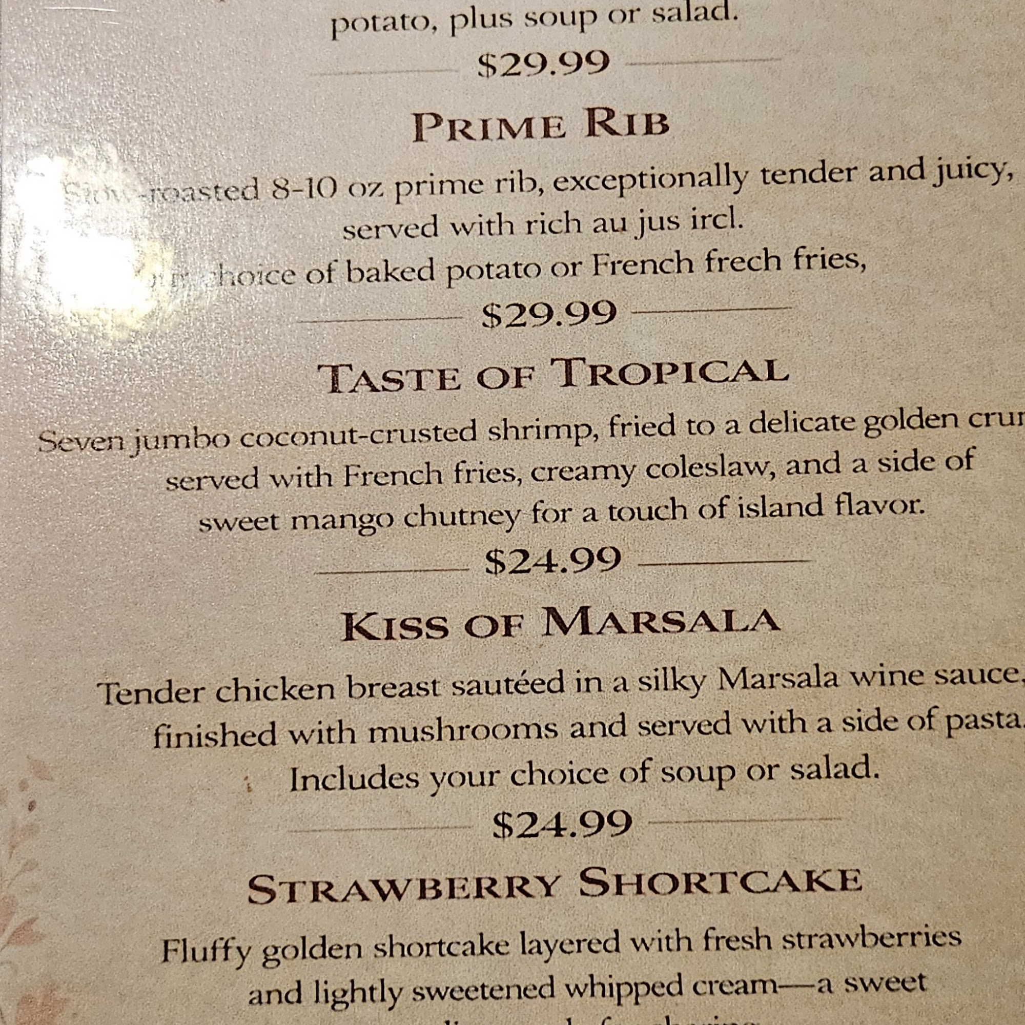 Giuseppe's Brooklyn Oven Menu