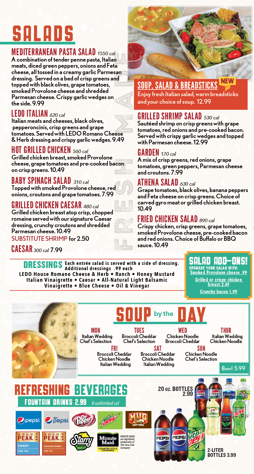Ledo Pizza - Ave Maria Menu