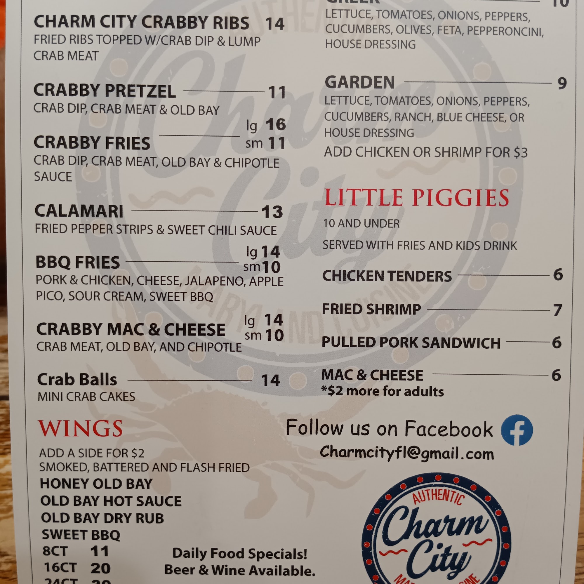Charm City Seafood Bartow