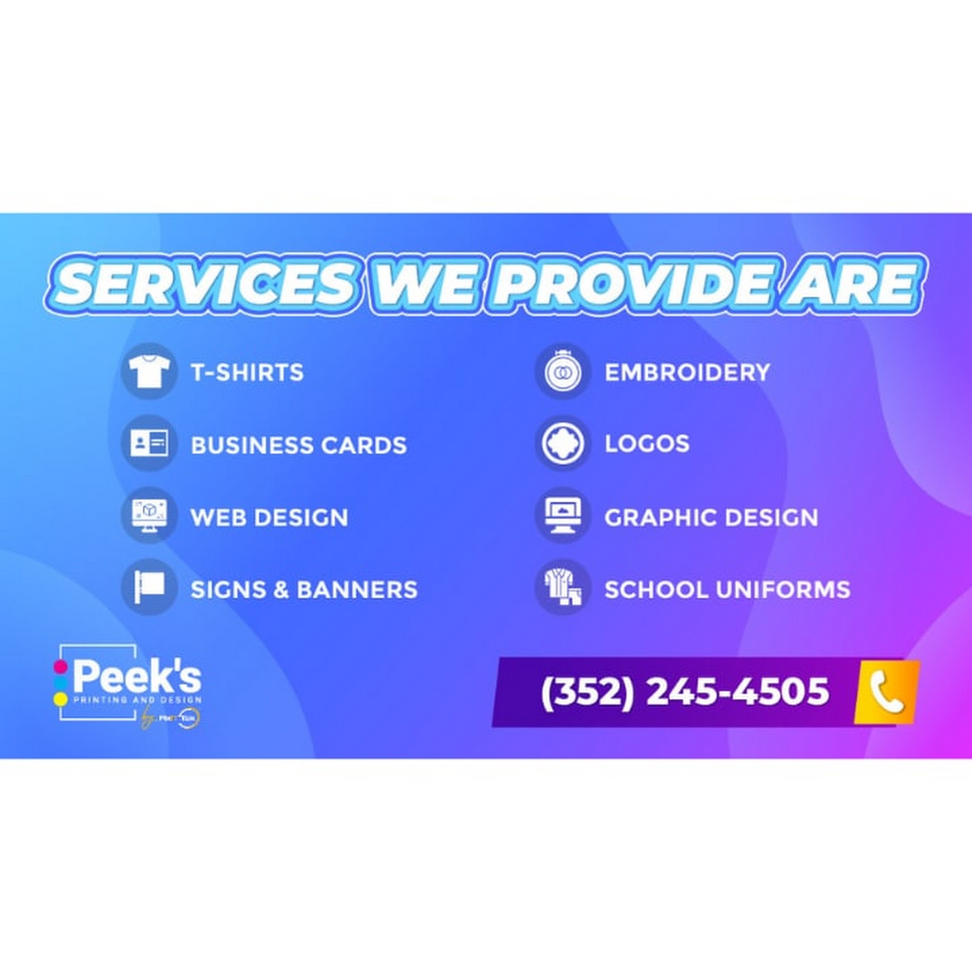Peek's Printing Belleview