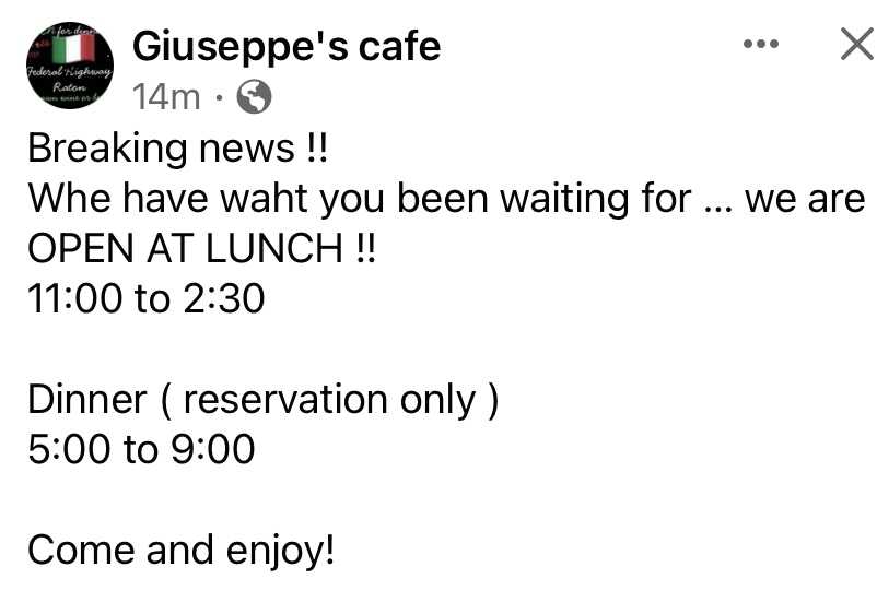 Photo credit: facebook