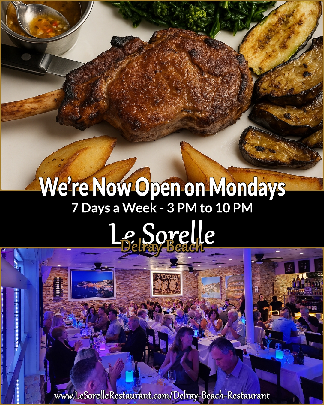 Le Sorelle Restaurant Downtown Boca Raton