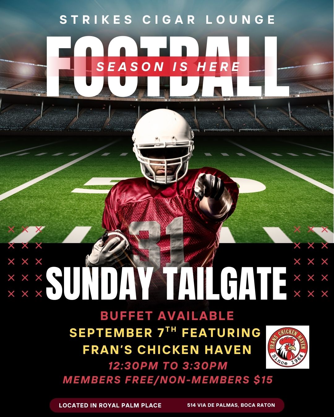 Strikes Cigar Lounge Menu