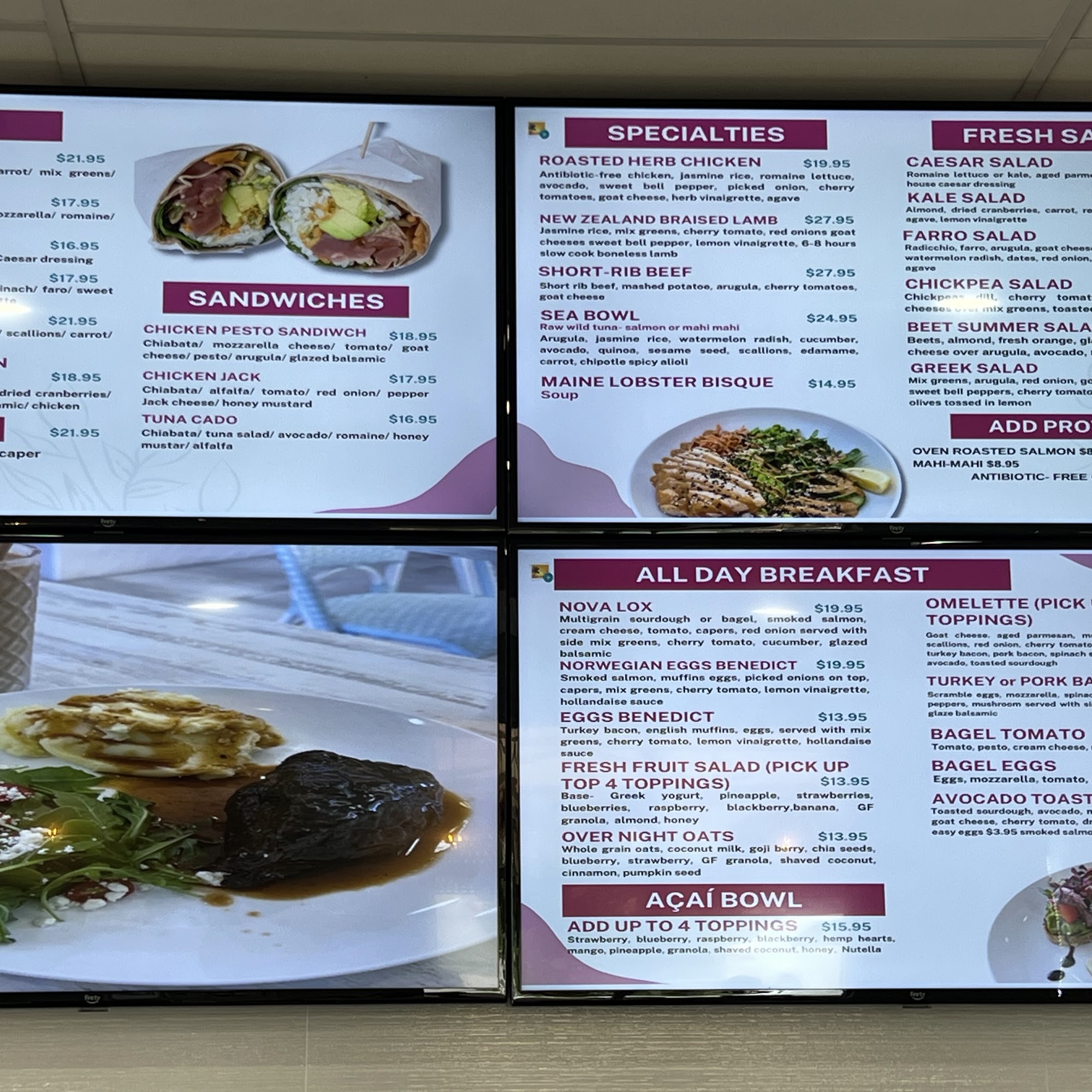 NOVA FRESH KITCHEN Menu