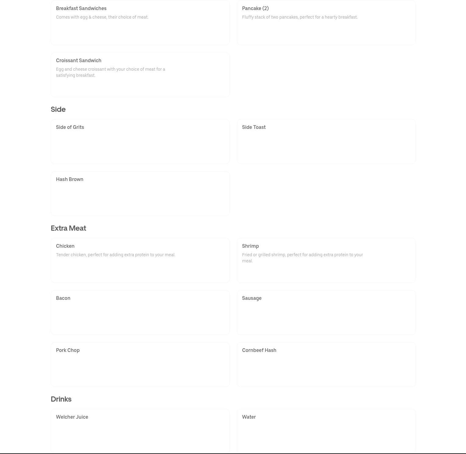 Take Out Cherry Hill Menu