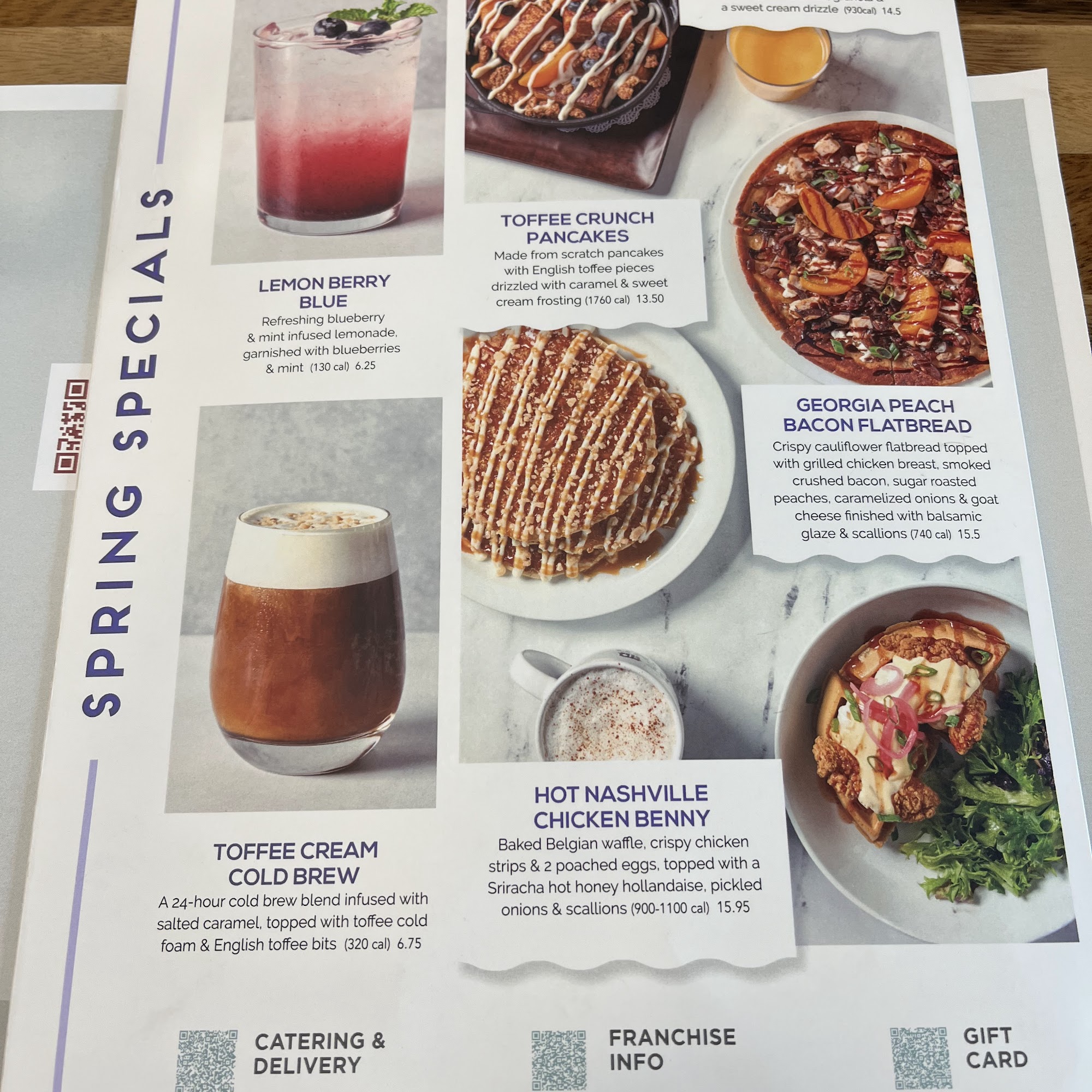 Turning Point Boynton Beach Menu