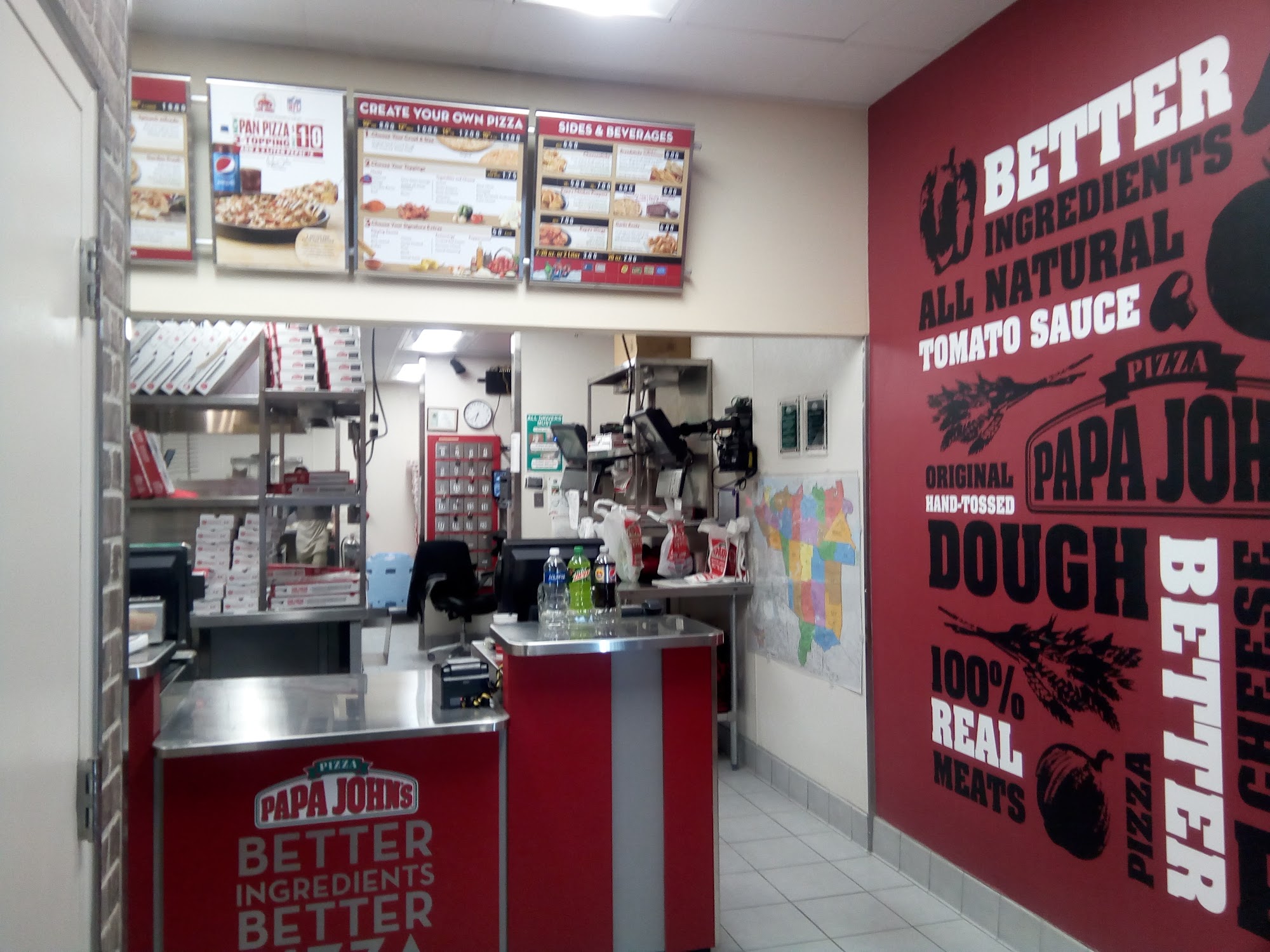 Papa Johns Pizza Menu
