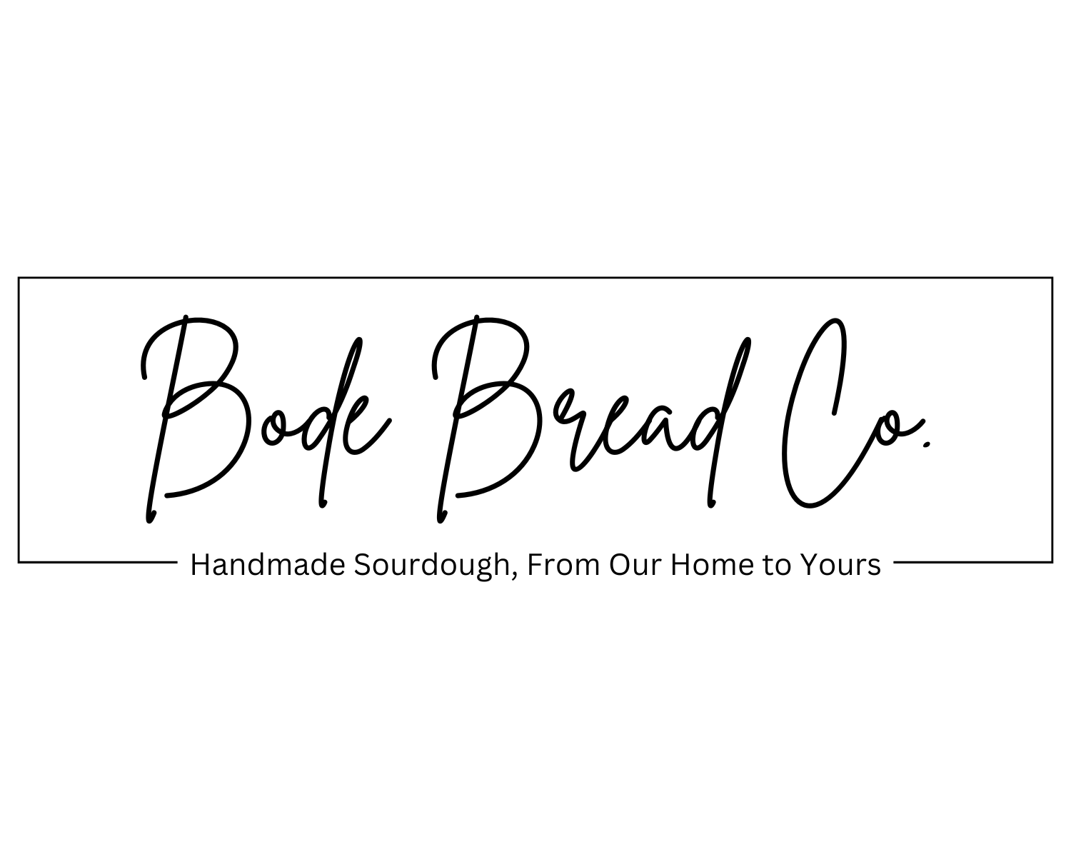 Bode Bread Co. Menu