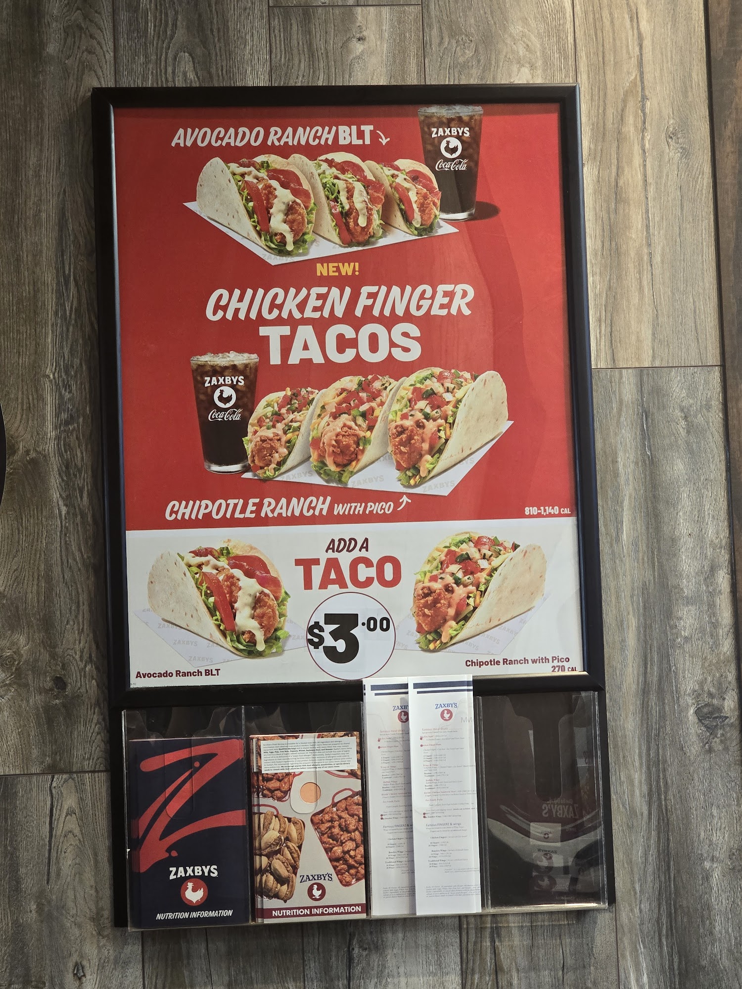 Zaxby's Menu