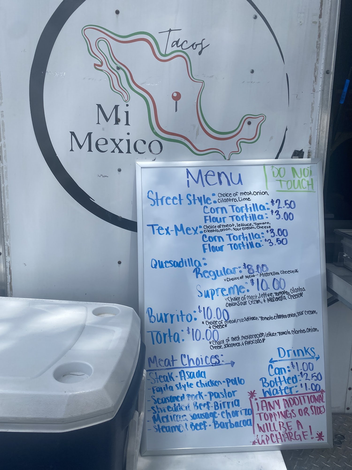 Tacos Mi Mexico Menu